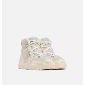 NEW Sorel Women's 6 Ona Ave Alpine Waterproof Boots Cream Chalk